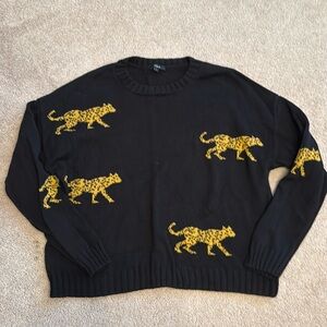 Rails leopard sweater size L